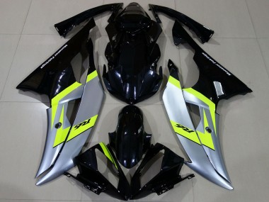 Purchase 2008-2016 Silver Neon Green Glossy Black Yamaha R6 Motorcycle Fairings UK