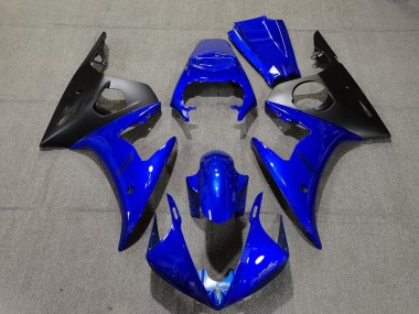 Purchase 2005 Blue Matte Black Yamaha R6 Motorcycle Fairings UK