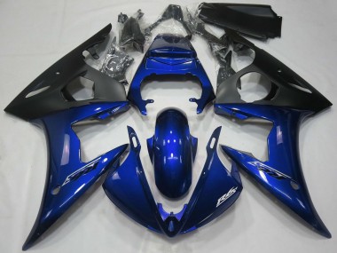 Purchase 2005 Dark Blue Matte Black Yamaha R6 Motorcycle Fairings UK