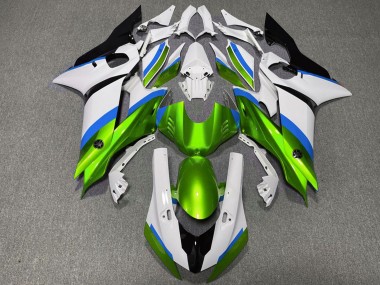 Purchase 2017-2023 White Blue Green Yamaha R6 Motorcycle Fairings UK