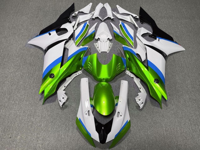 Purchase 2017-2023 White Blue Green Yamaha R6 Motorcycle Fairings UK
