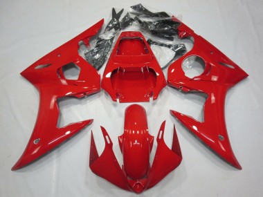 Purchase 2003-2004 Glossy Red Yamaha R6 Motorcycle Fairings UK
