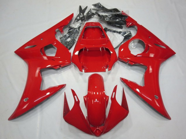 Purchase 2003-2004 Glossy Red Yamaha R6 Motorcycle Fairings UK