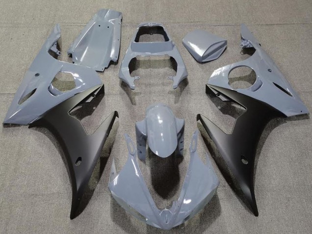Purchase 2003-2004 Nardo Grey Matte Black Yamaha R6 Motorcycle Fairings UK