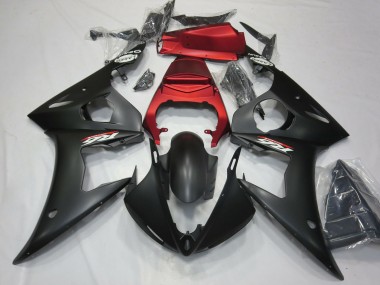 Purchase 2003-2004 Red Matte Black Yamaha R6 Motorcycle Fairings UK