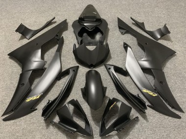 Purchase 2008-2016 Matte Grey Black Gold Decals Yamaha R6 Motorcycle Fairings UK