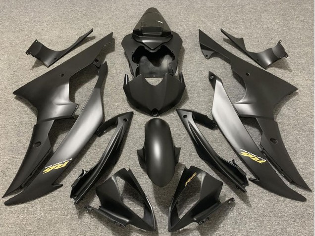Purchase 2008-2016 Matte Grey Black Gold Decals Yamaha R6 Motorcycle Fairings UK