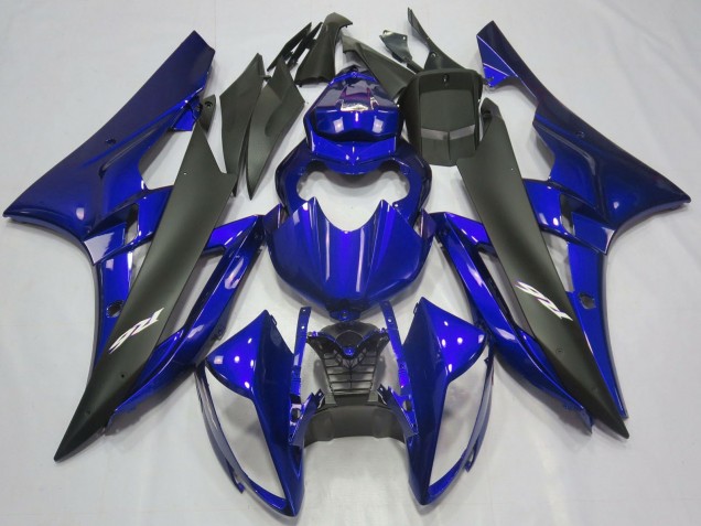 Purchase 2006-2007 Blue Matte Black Yamaha R6 Motorcycle Fairings UK