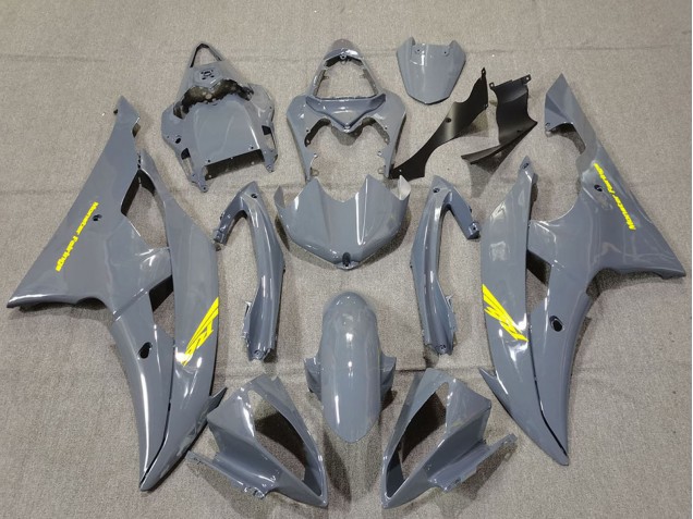 Purchase 2008-2016 Nardo Grey High Viz Yellow Decals Yamaha R6 Motorcycle Fairings UK