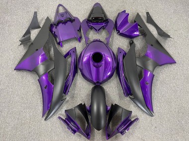 Purchase 2008-2016 Purple Matte Black Yamaha R6 Motorcycle Fairings UK