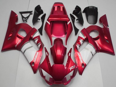 Purchase 1998-2002 Red White Yamaha R6 Motorcycle Fairings UK
