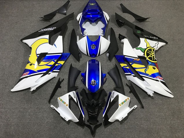 Purchase 2008-2016 White Blue Black Yellow Yamaha R6 Motorcycle Fairing UK