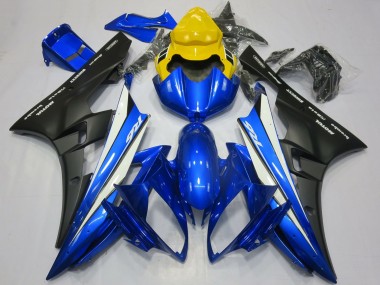 Purchase 2006-2007 Yellow Blue White Matte Black Motul Yamaha R6 Motorcycle Fairings UK