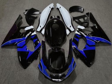 Purchase 1996-2007 Glossy Black Blue White Yamaha YZF600 Thundercat Motorcycle Fairings UK