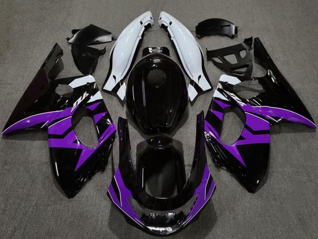 Purchase 1996-2007 Glossy Black Purple White Yamaha YZF600 Thundercat Motorcycle Fairings UK
