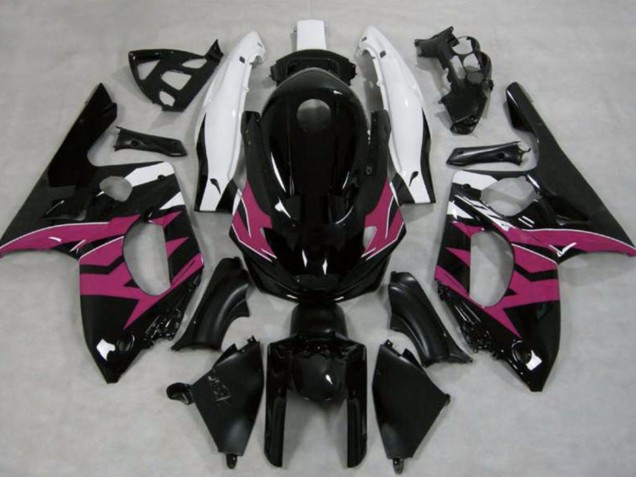 Purchase 1996-2007 Glossy Black Dark Pink White Yamaha YZF600 Thundercat Motorcycle Fairings UK