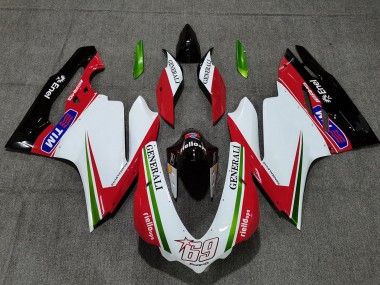 Purchase 2015-2020 White Red Green Glossy Black Generali Tim 69 Ducati 959 1299 Motorcycle Fairings UK