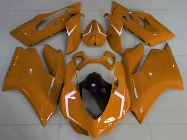 Purchase 2011-2014 Brown White Ducati 1199 Motorcycle Fairings UK