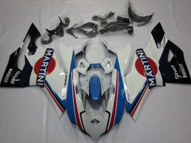 Purchase 2011-2014 White Light Blue Red Black Martini Ducati 1199 Motorcycle Fairings UK