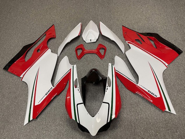 Purchase 2011-2014 White Red Black Green Ducati 1199 Motorcycle Fairings UK