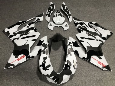 Purchase 2011-2014 White Black Camouflage Ducati 899 Motorcycle Fairings UK