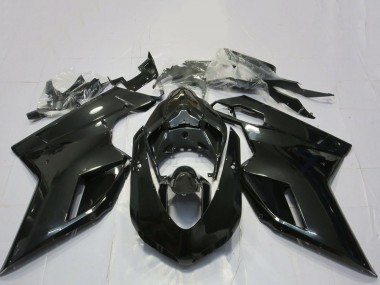 Purchase 2007-2014 Glossy Black Ducati 848 1098 1198 Motorcycle Fairings UK