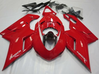 Purchase 2007-2014 Glossy Red Glossy Black Ducati 1098 Motorcycle Fairings UK