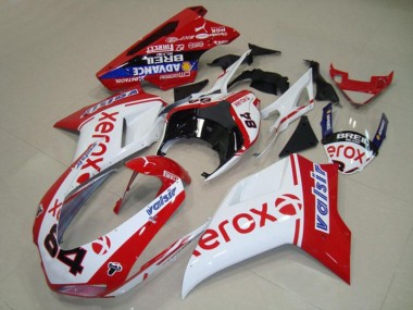 Purchase 2007-2014 White Red Blue Glossy Black Valsir Xerox 84 Ducati 848 1098 1198 Motorcycle Fairings UK
