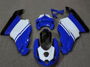 Purchase 2003-2004 White Blue Glossy Black Ducati 749 999 Motorcycle Fairings UK
