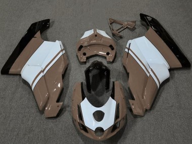 Purchase 2003-2004 White Brown Glossy Black Ducati 749 999 Motorcycle Fairings UK