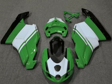 Purchase 2003-2004 White Green Glossy Black Ducati 749 999 Motorcycle Fairings UK