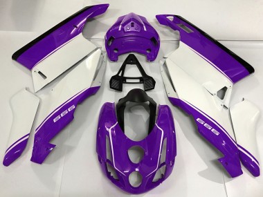 Purchase 2003-2004 White Purple Black Ducati 999 Motorcycle Fairings UK