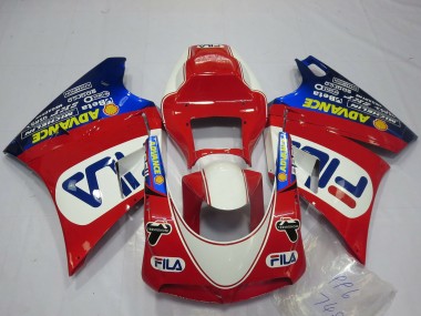 Purchase 1993-2005 White Red Blue Fila Ducati 748 916 996 998 Motorcycle Fairings UK
