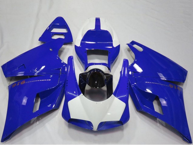 Purchase 1993-2005 Blue Glossy Black Ducati 916 Motorcycle Fairings UK