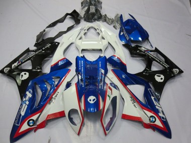 Purchase 2009-2014 White Red Blue Glossy Black HP BMW S1000RR Motorcycle Fairing UK