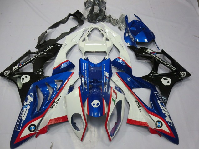 Purchase 2009-2014 White Red Blue Glossy Black HP BMW S1000RR Motorcycle Fairing UK