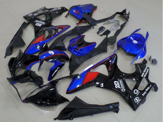 Purchase 2009-2014 Blue Red Glossy Black Castrol BMW S1000RR Motorcycle Fairings UK