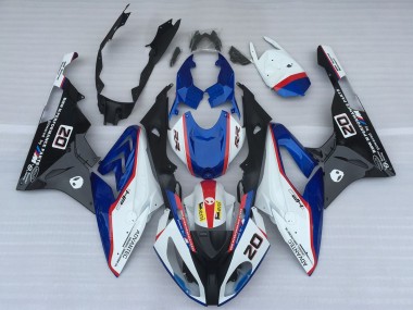 Purchase 2017-2018 White Blue Red Glossy Black OEM Style BMW S1000RR Motorcycle Fairings UK