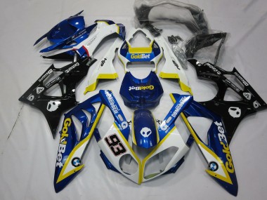 Purchase 2009-2014 White Yellow Blue Glossy Black GoldBet 93 BMW S1000RR Motorcycle Fairings UK