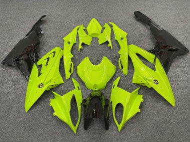Purchase 2009-2014 Neon Yellow Glossy Black BMW S1000RR Motorcycle Fairings UK