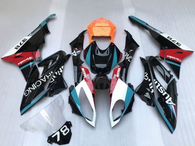Purchase 2009-2014 White Blue Red Orange Motul Austin Racing BMW S1000RR Motorcycle Fairings UK