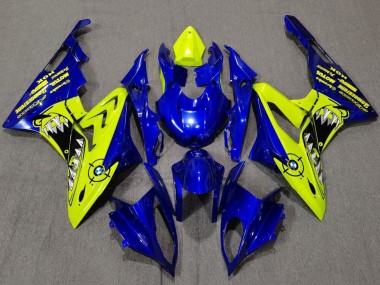 Purchase 2009-2014 Yellow Blue Shark BMW S1000RR Motorcycle Fairings UK