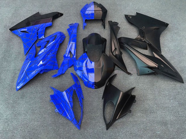 Purchase 2015-2016 Blue Matte Black Split BMW S1000RR Motorcycle Fairings UK