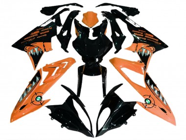 Purchase 2015-2016 Orange Glossy Black Shark BMW S1000RR Motorcycle Fairings UK