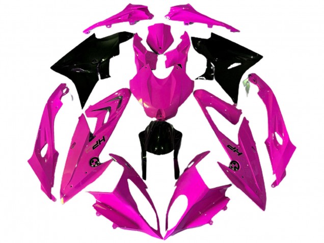 Purchase 2009-2014 Pink Glossy Black HP BMW S1000RR Motorcycle Fairings UK
