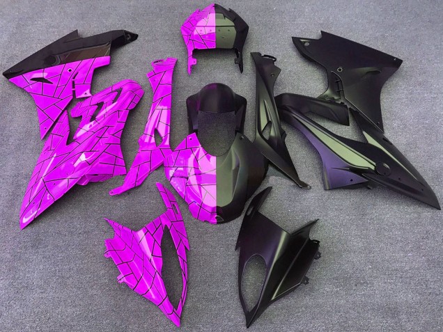 Purchase 2015-2016 Pink Matte Black Split BMW S1000RR Motorcycle Fairings UK