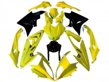 Purchase 2009-2014 Yellow Glossy Black HP BMW S1000RR Motorcycle Fairings UK