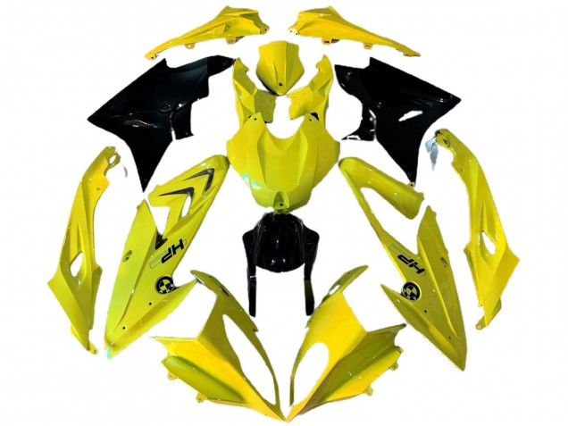 Purchase 2009-2014 Yellow Glossy Black HP BMW S1000RR Motorcycle Fairings UK