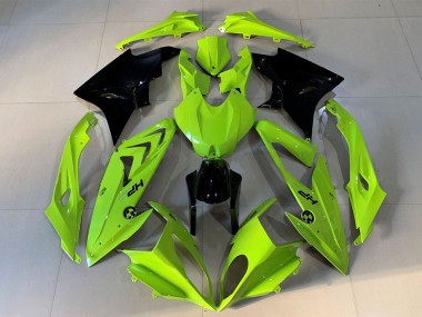 Purchase 2009-2014 High Viz Yellow Glossy Black HP BMW S1000RR Motorcycle Fairings UK