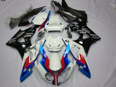 Purchase 2009-2014 White Red Blue Glossy Black BMW S1000RR Motorcycle Fairings Kit UK